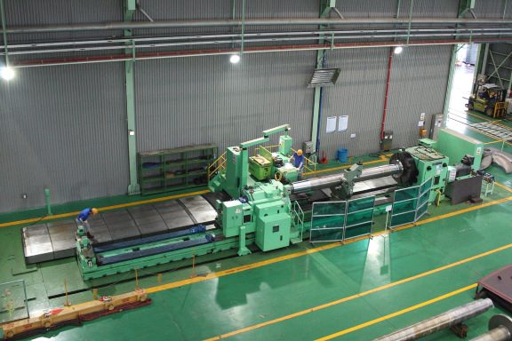 59" x 472" HANKOOK ... CNC FLAT BED LATHE